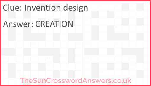 Invention design Answer