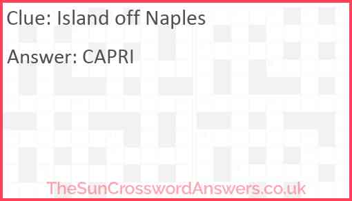 Island off Naples Answer