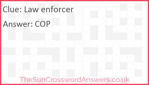 Law enforcer Answer