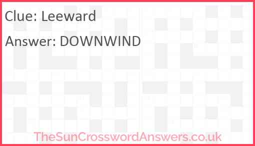 Leeward Answer