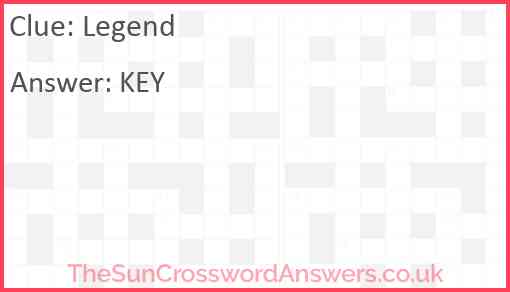 Legend Answer