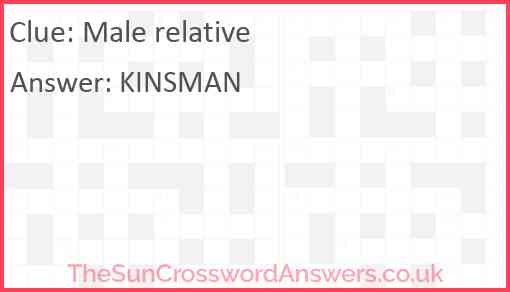 Male relative Answer