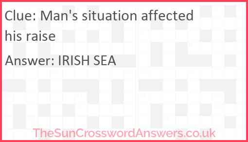 Man's situation affected his raise Answer