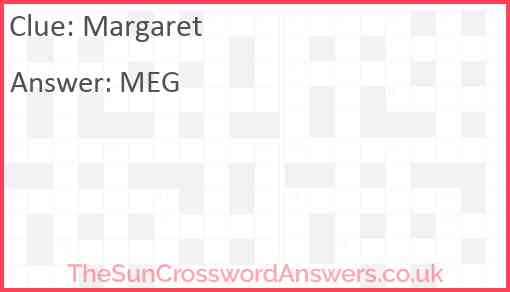 Margaret Answer