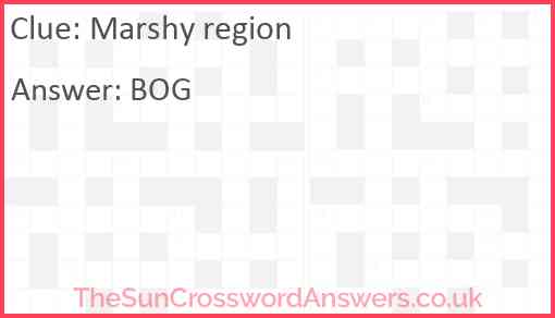 Marshy region Answer