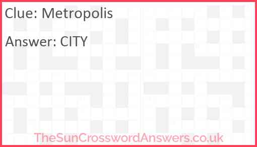 Metropolis Answer