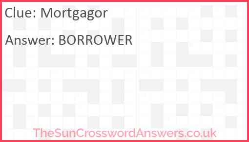 Mortgagor Answer