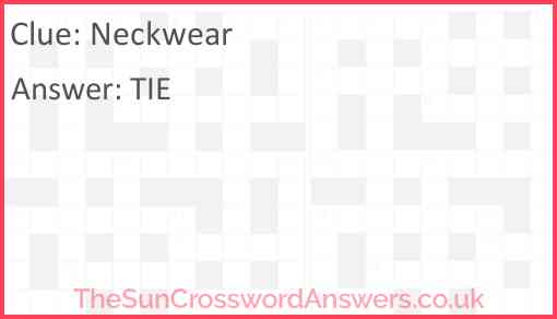 Neckwear Answer