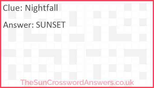 Nightfall Answer