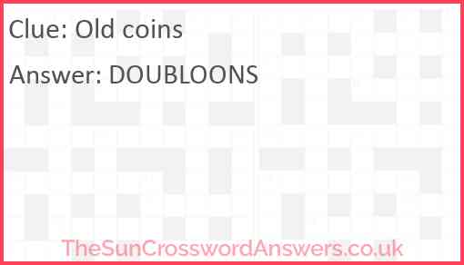 Old coins Answer
