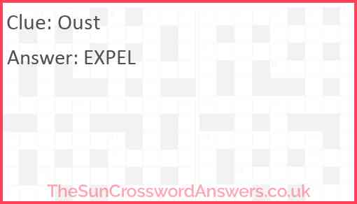 Oust Answer
