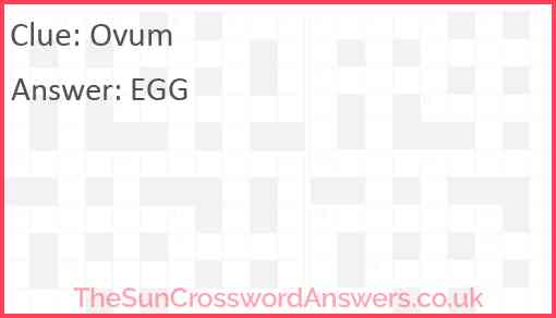 Ovum Answer