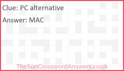 PC alternative Answer