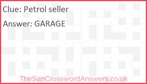 Petrol seller Answer