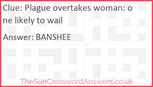 Plague overtakes woman: one likely to wail Answer