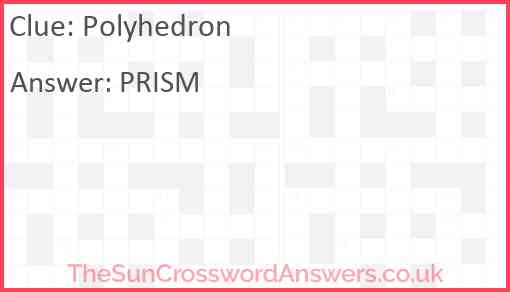 Polyhedron Answer