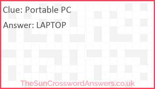 Portable PC Answer