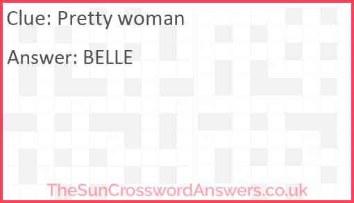 Pretty woman Answer