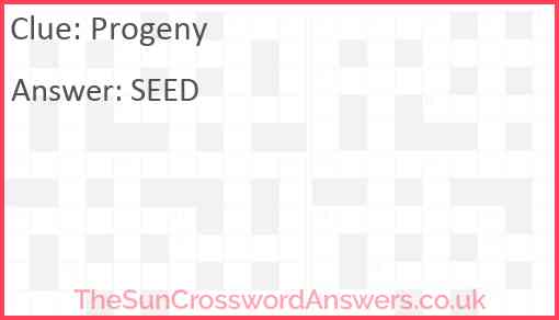 Progeny Answer