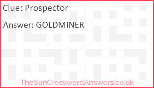 Prospector Answer