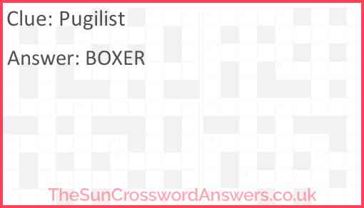 Pugilist Answer