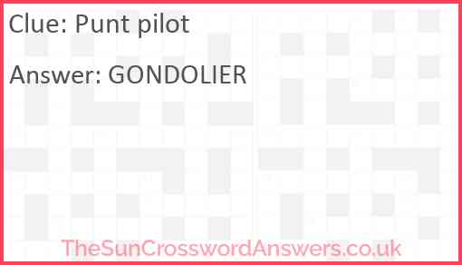 Punt pilot Answer