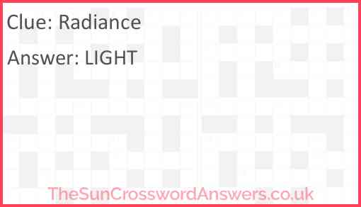 Radiance Answer