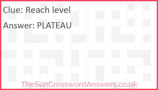 Reach level Answer