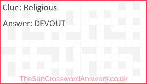 Religious Answer