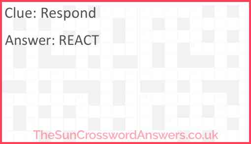 Respond Answer