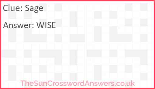 Sage Answer