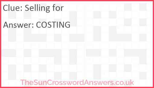 Selling for Answer