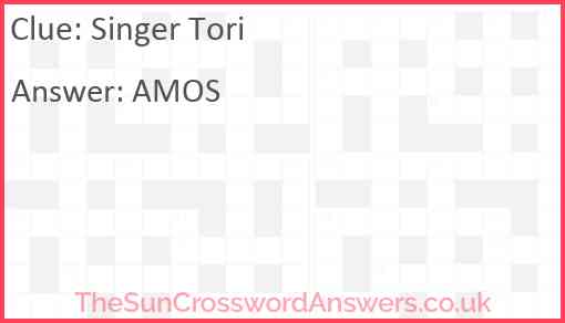 Singer Tori Answer