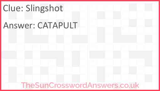 Slingshot Answer