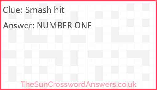 Smash hit Answer