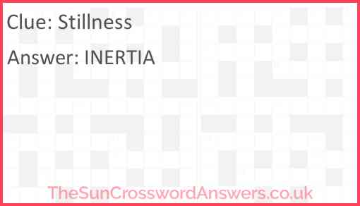 Stillness Answer