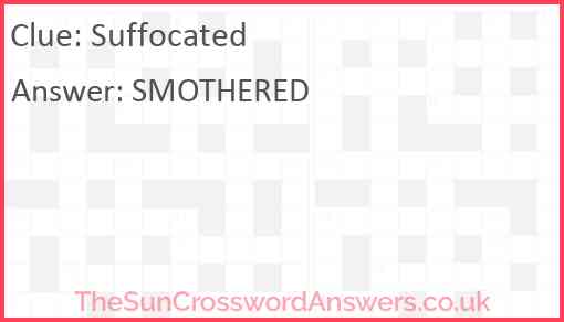 Suffocated Answer