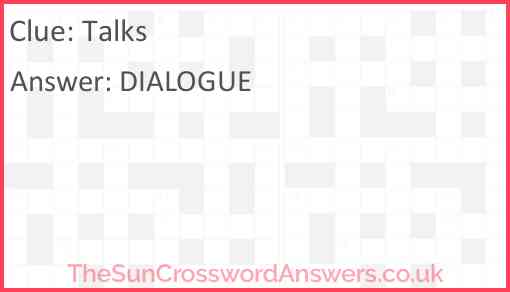 Talks Answer