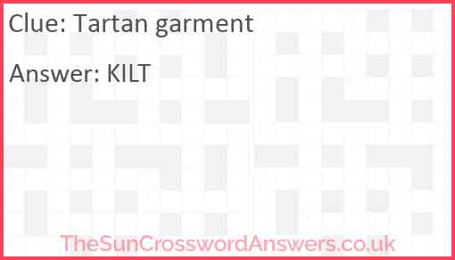 Tartan garment Answer