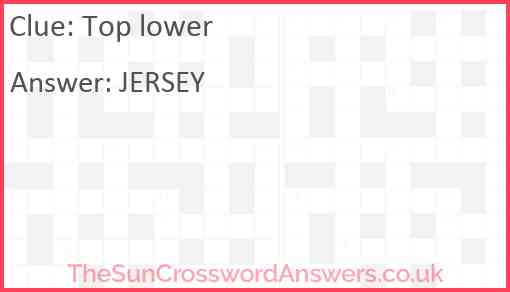 Top lower Answer