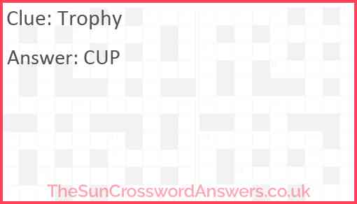 Trophy Answer