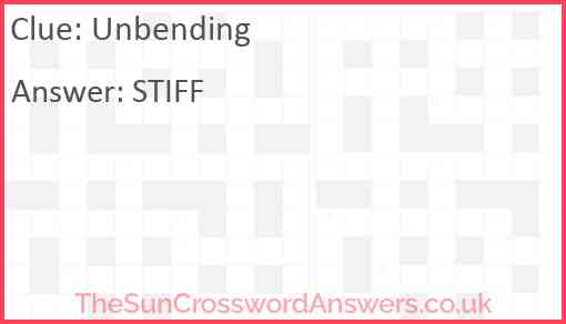 Unbending Answer