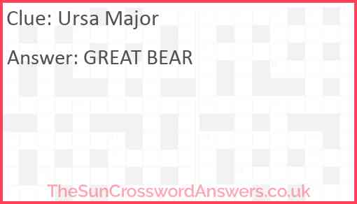 Ursa Major Answer