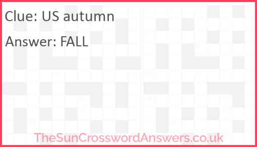 US autumn Answer