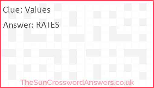 Values Answer