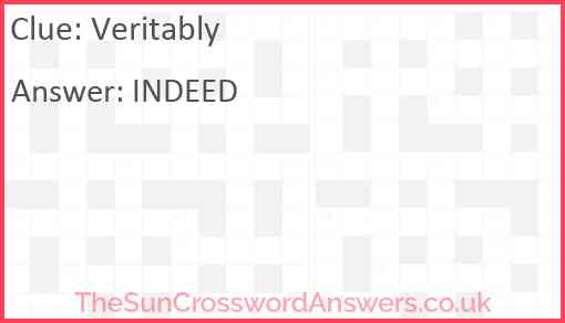 Veritably Answer
