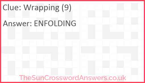 Wrapping (9) Answer